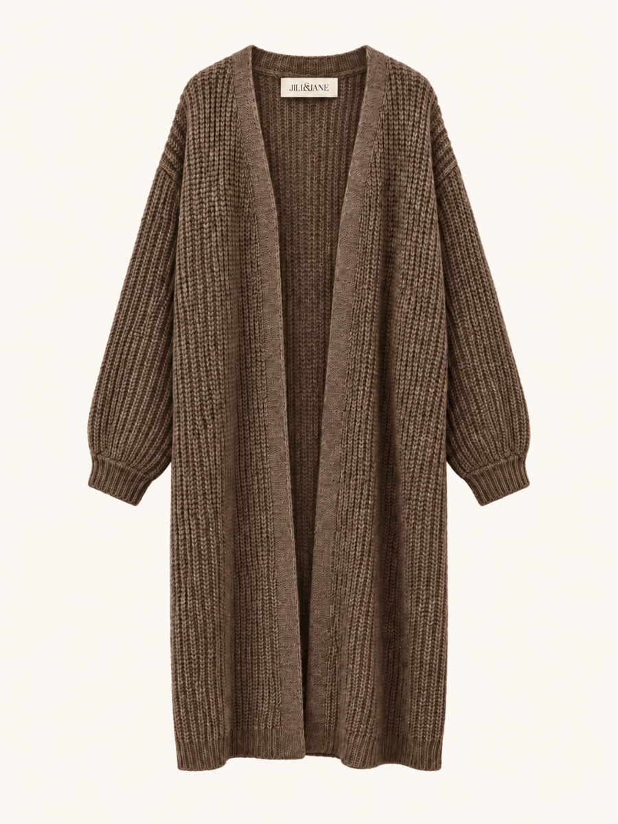 Longline Chunky Knit Vest