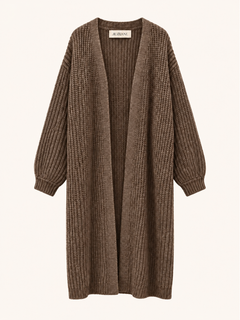 Longline Chunky Knit Vest