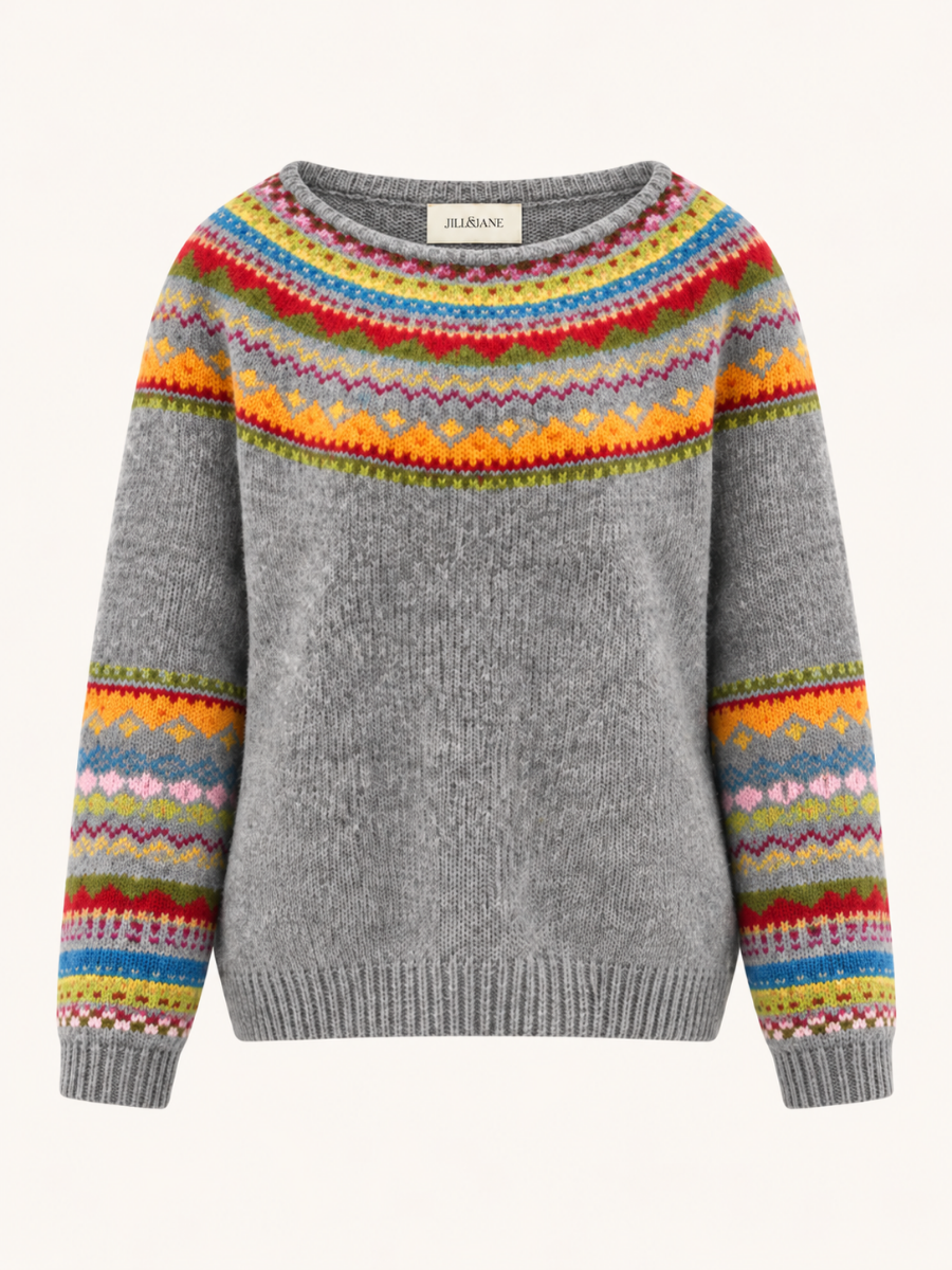 Fair Isle Heather Sweater