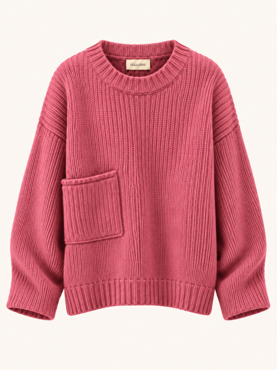 Chunky Knit Pocket Sweater