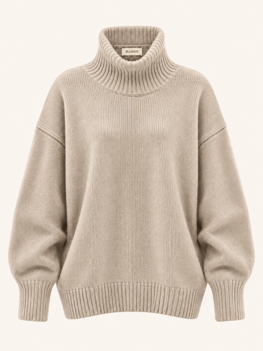 Cozy Turtleneck Knit Sweater