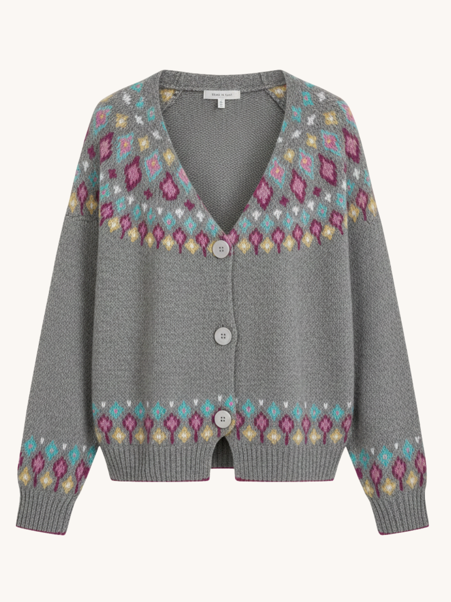 Noors Gebreid Vest | Rijke Kleuren en Tijdloze Uitstraling