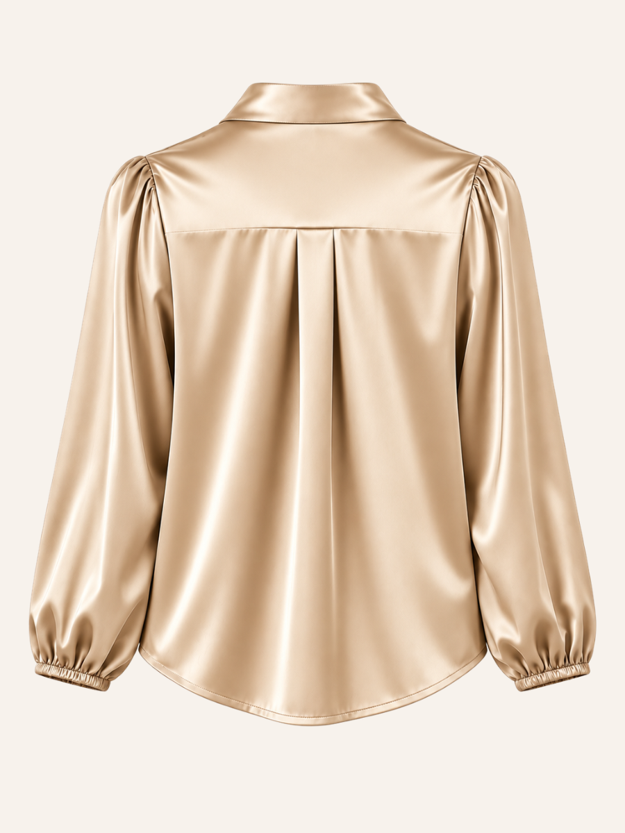 Bow-Neck Blouse