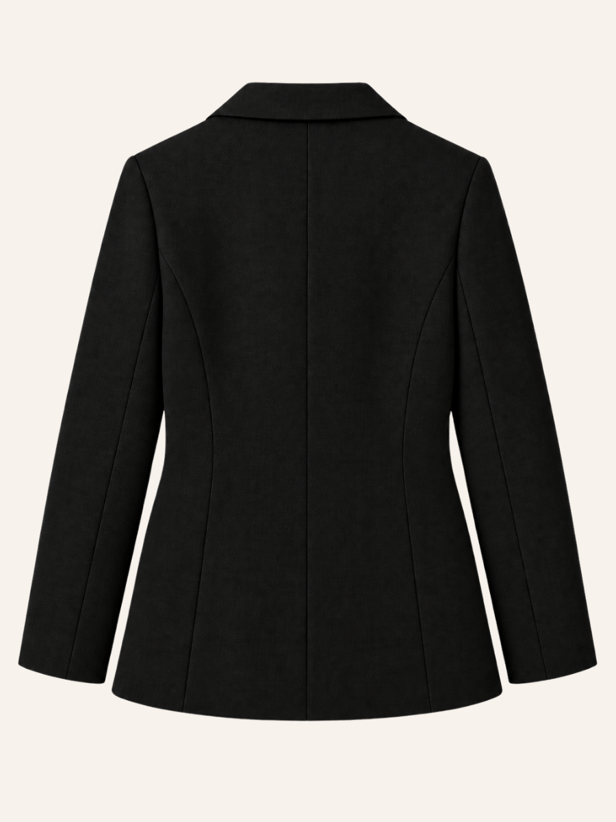 Single-Button Tailored Blazer