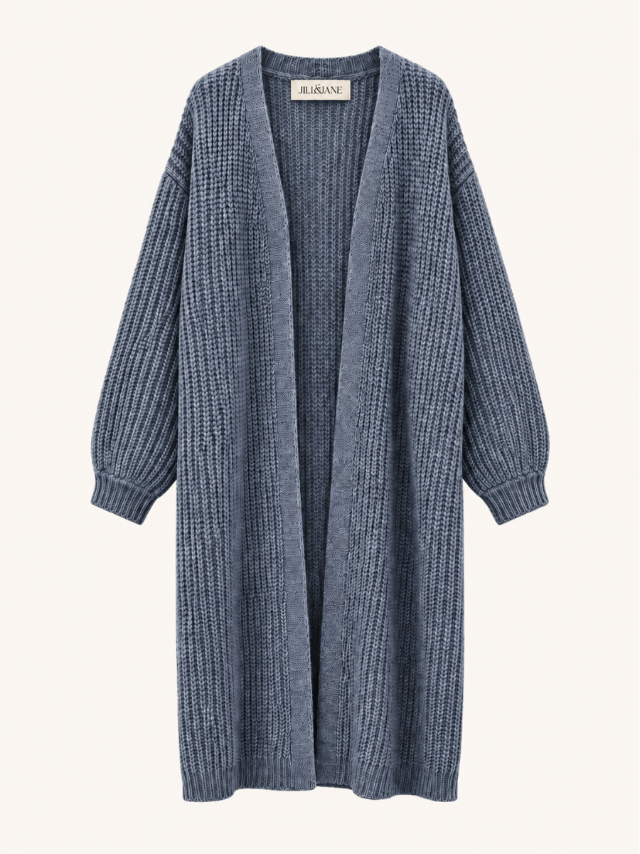 Longline Chunky Knit Vest