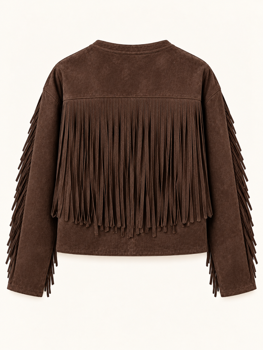 Fringe Suede Overshirt