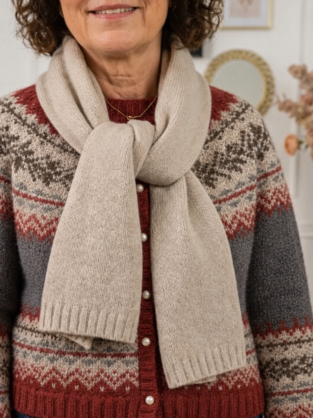 Solid Knit Sjaal