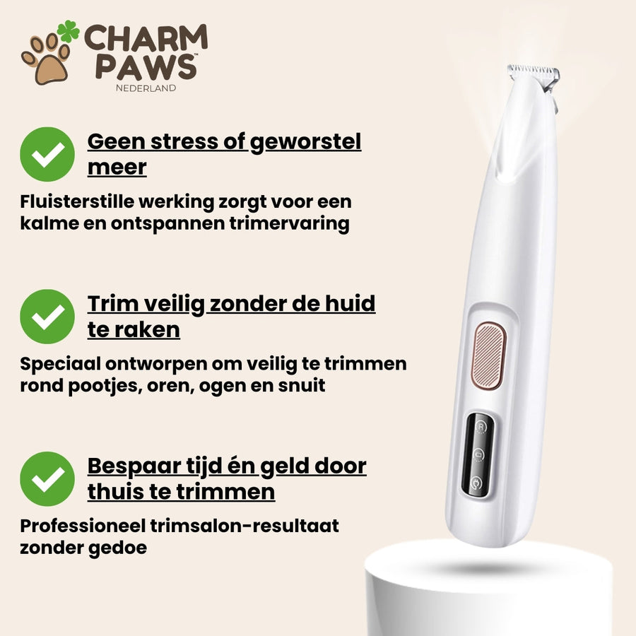 PawBlade Pro - Professionele Precisie Trimmer voor Huisdieren