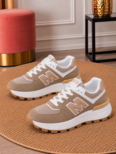 Contrast Panel Chunky Sneakers