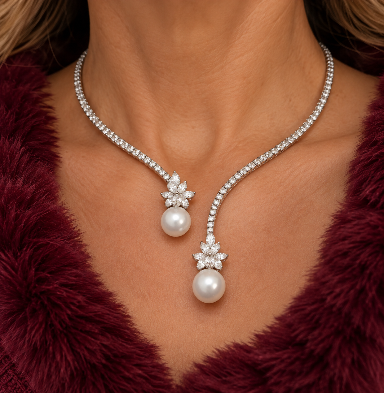 Pearl Blossom Ketting