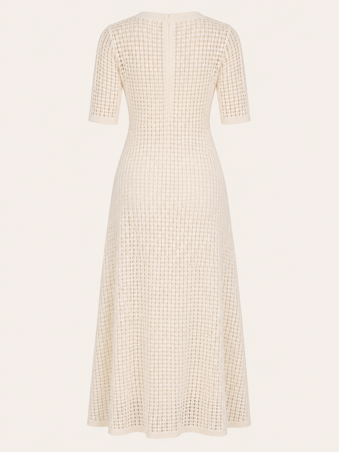 Openwork Knit Maxi Jurk
