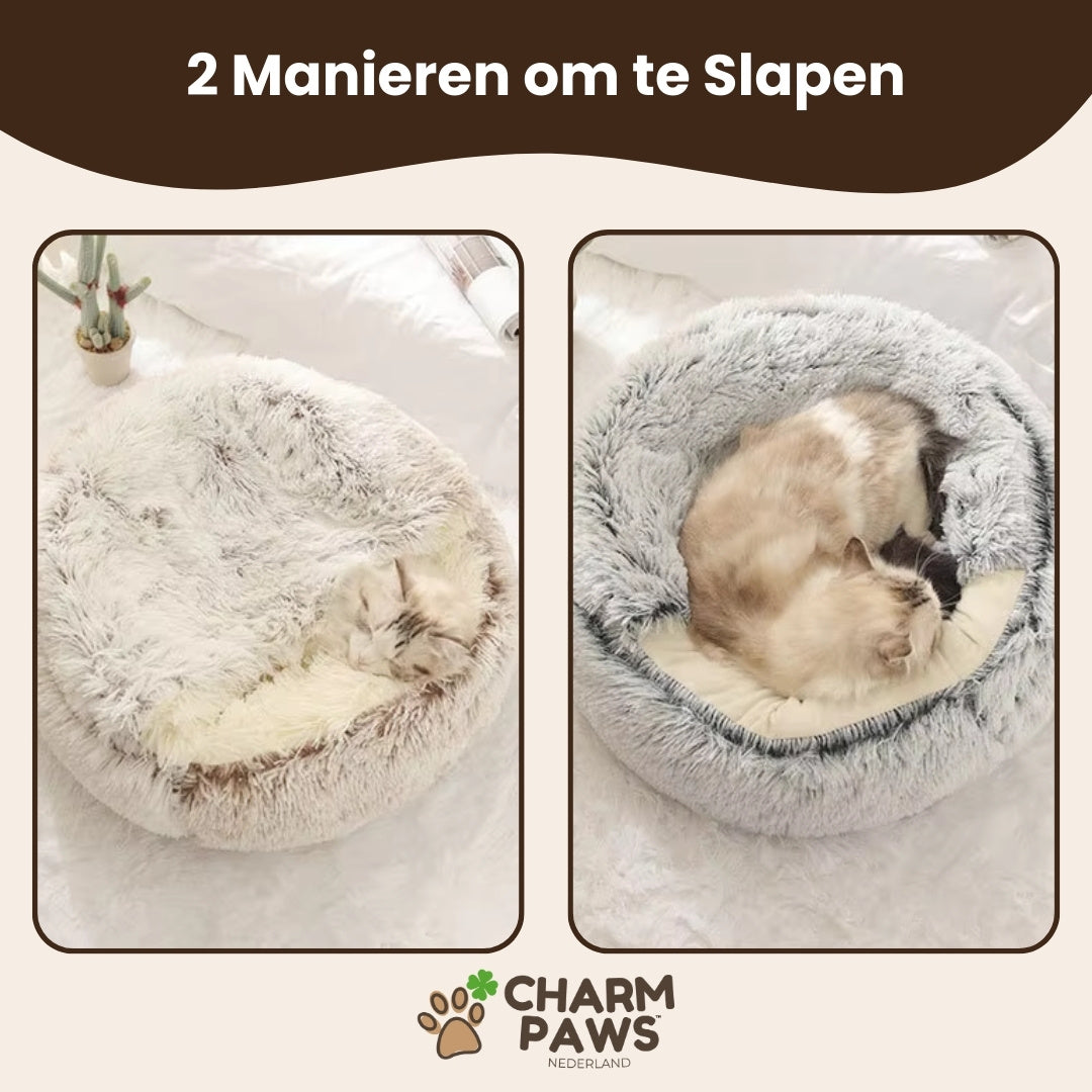 Luxe Kalmerend Slaapnest - Voor Katten & Kleine Honden