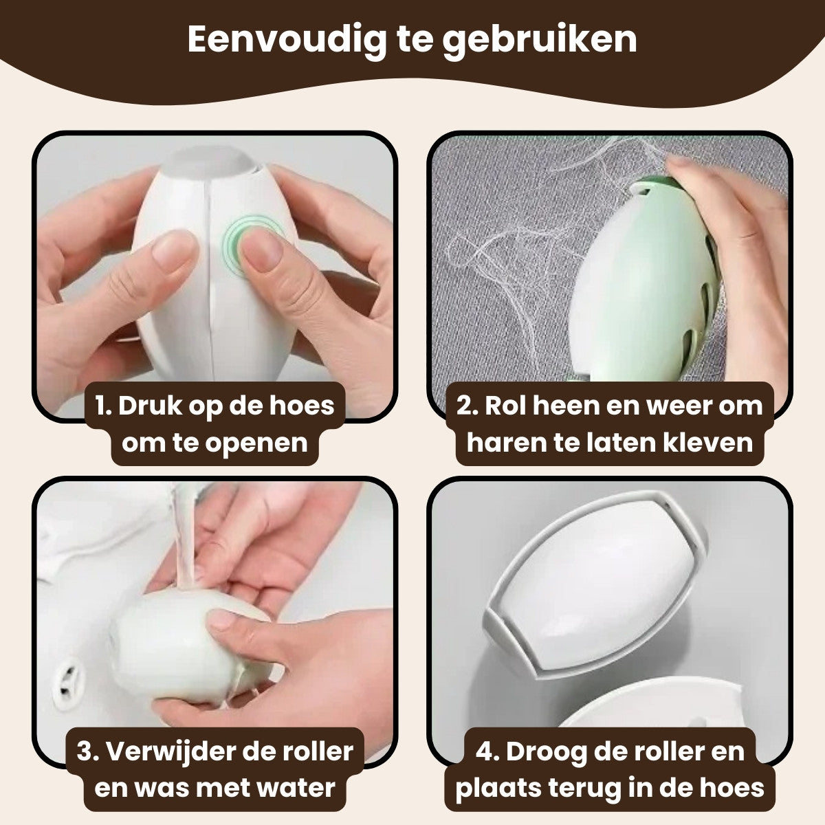 FurSwipe - Herbruikbare Pluizenroller voor Huisdierharen
