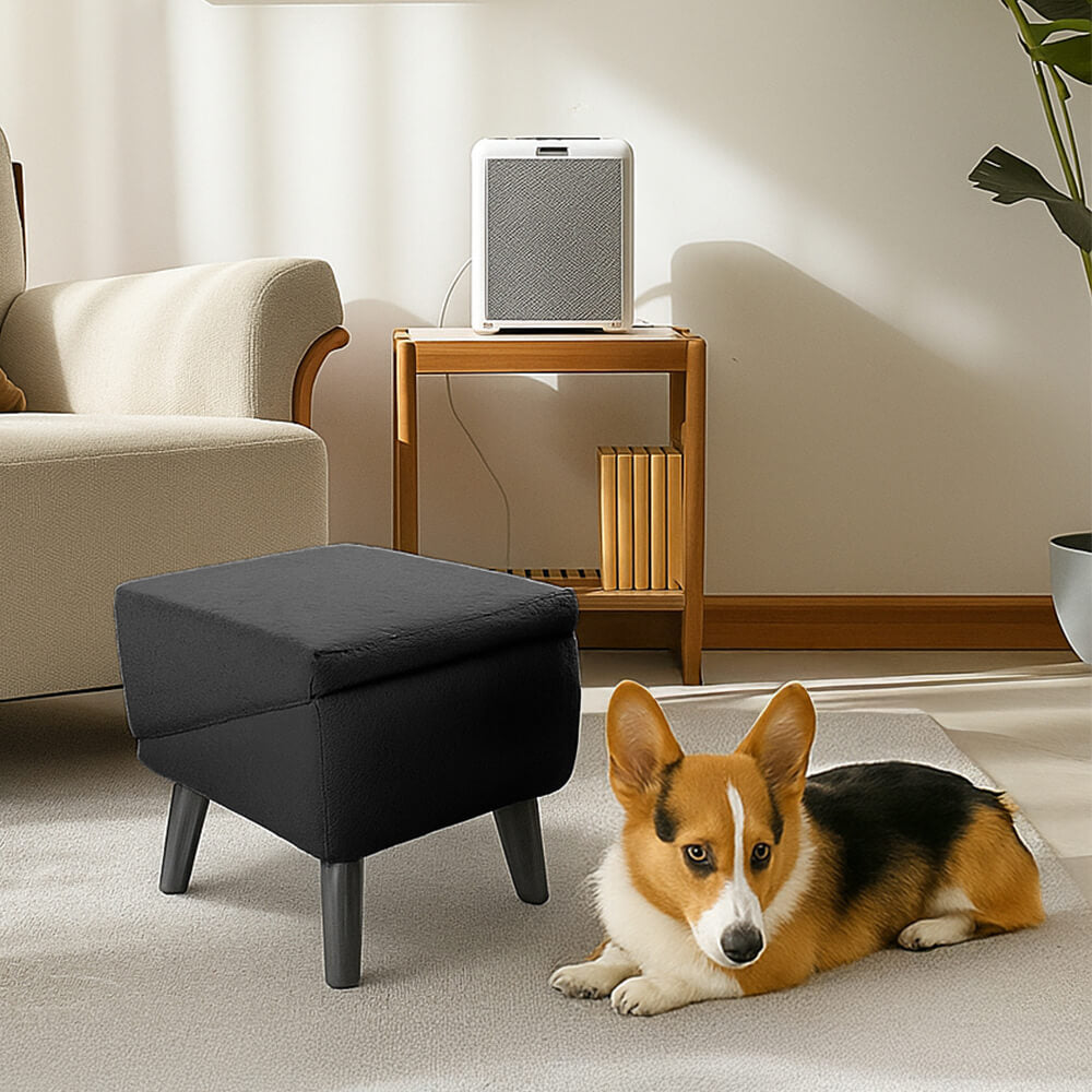 2-in-1 Houten Hondentrap & Loopplank voor Bed