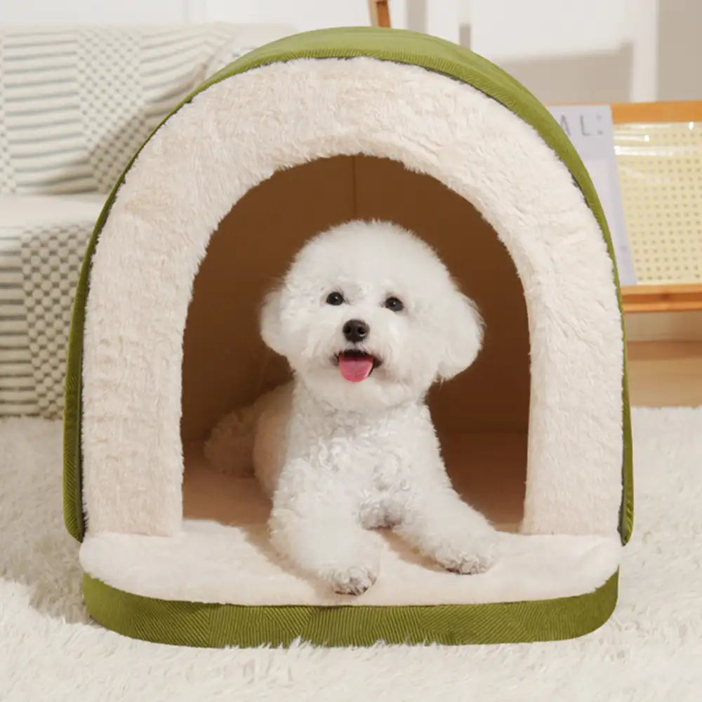 Warme Knusse Katten- & Hondenmand – Cave Style