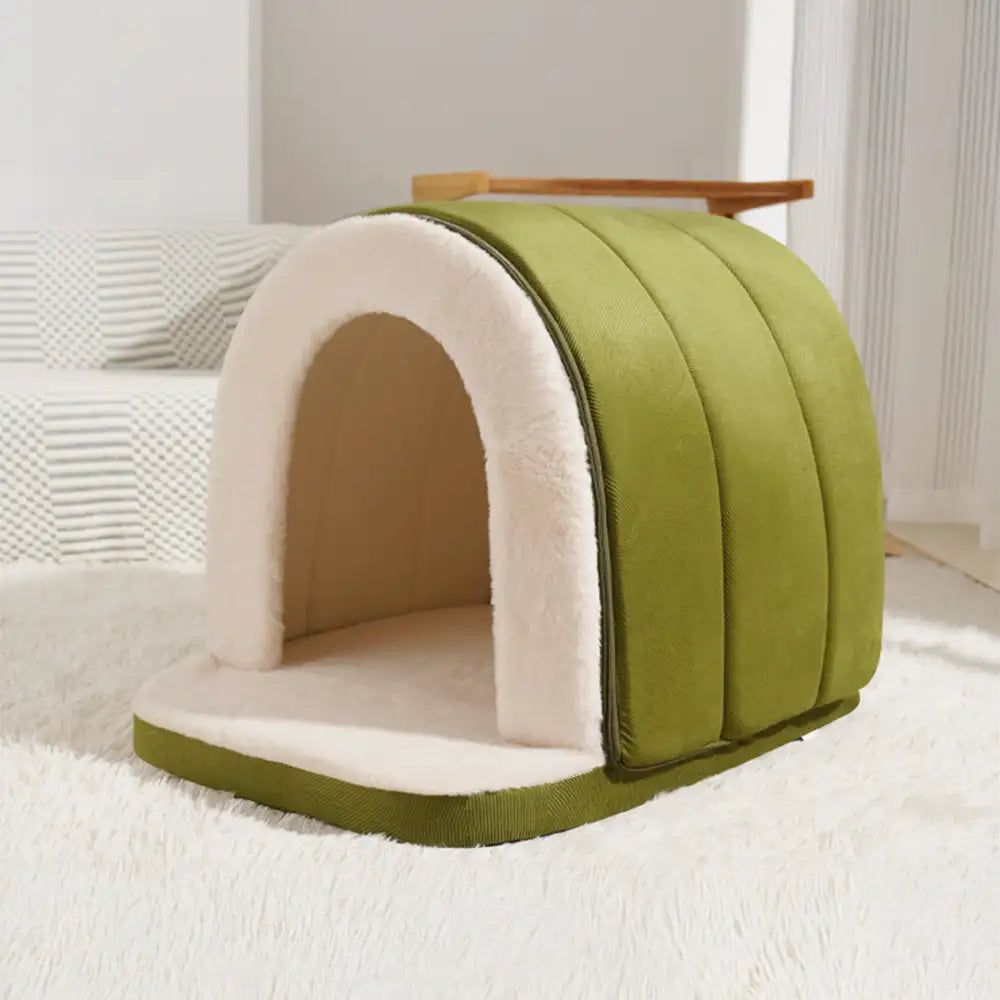 Warme Knusse Katten- & Hondenmand – Cave Style
