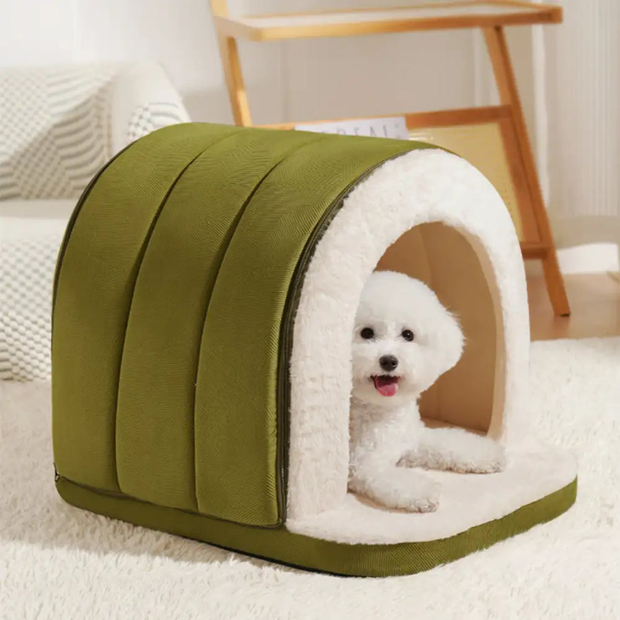 Warme Knusse Katten- & Hondenmand – Cave Style