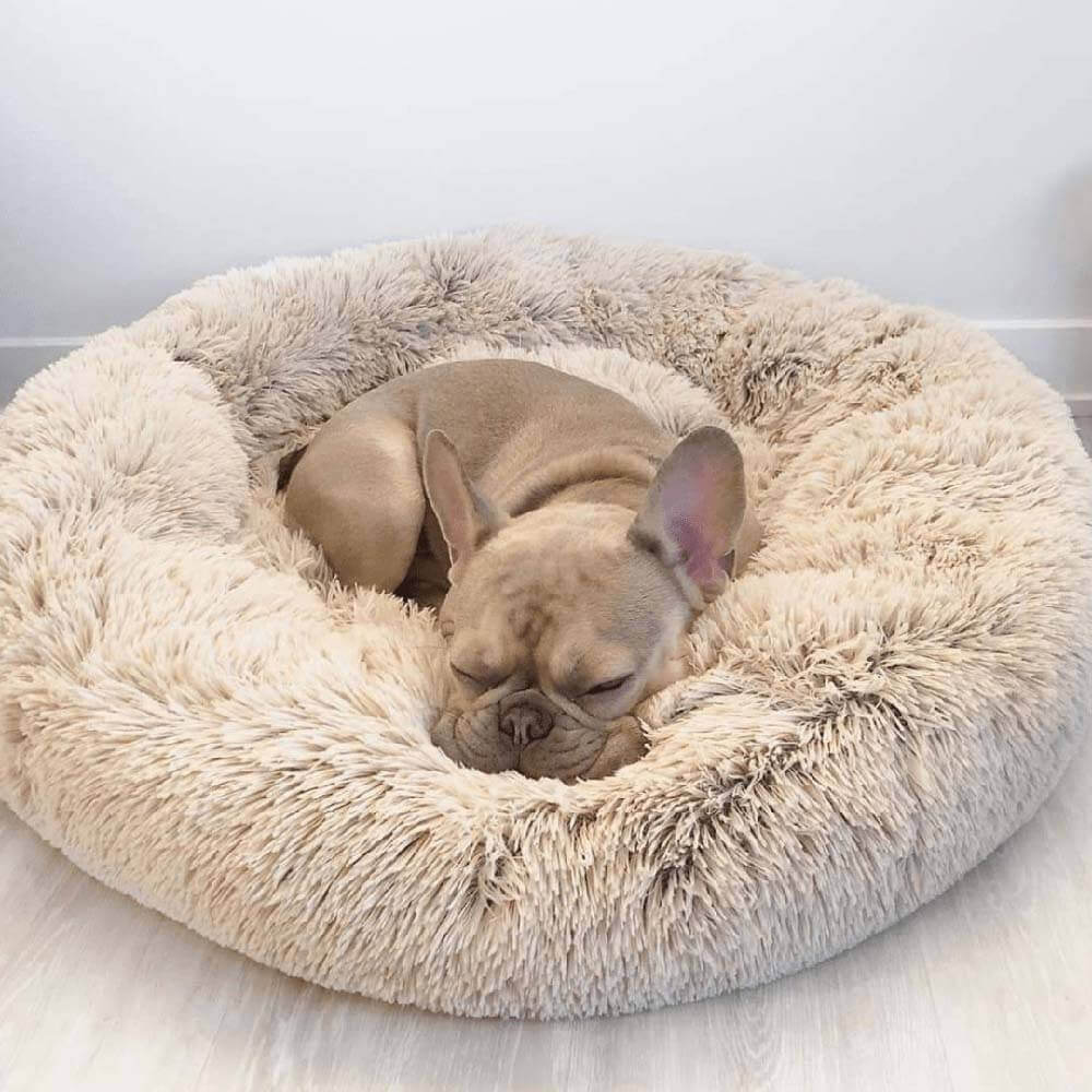 Ronde Fluffy Hondenmand