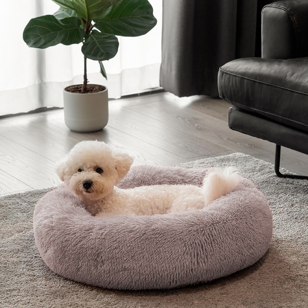 Ronde Fluffy Hondenmand