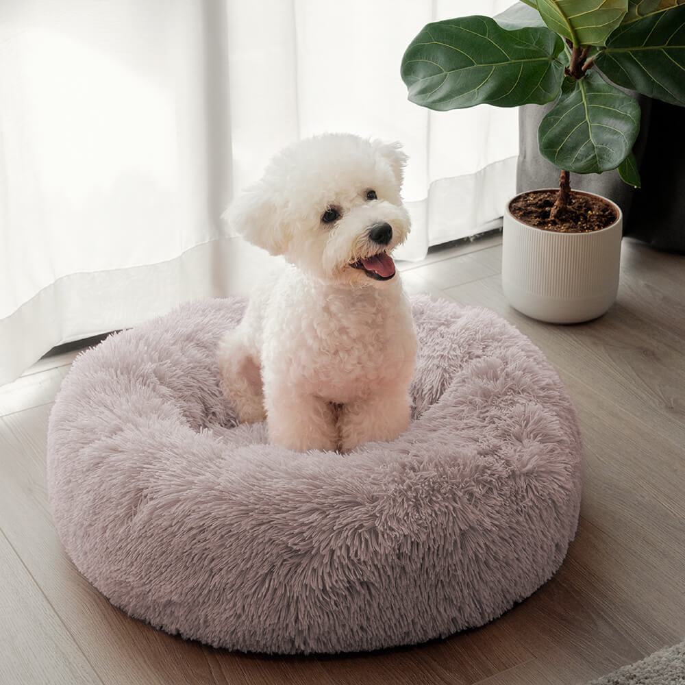Ronde Fluffy Hondenmand