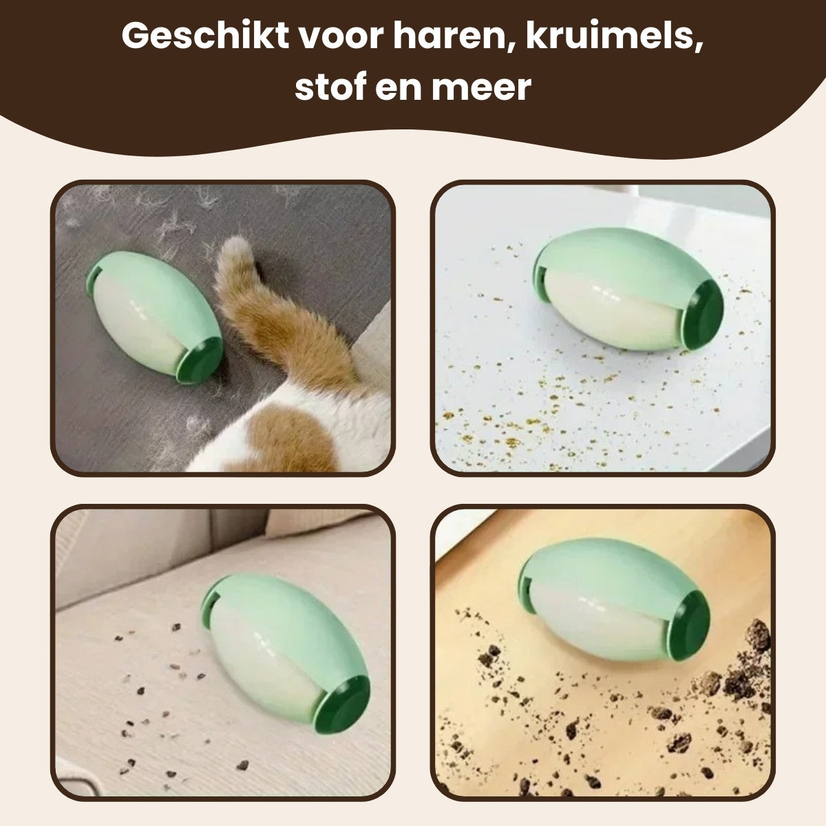FurSwipe - Herbruikbare Pluizenroller voor Huisdierharen