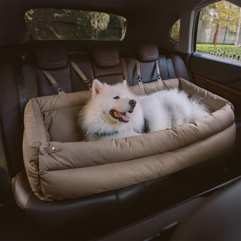 Luxe Hondenautostoel van Kunstleer – Urban Voyager