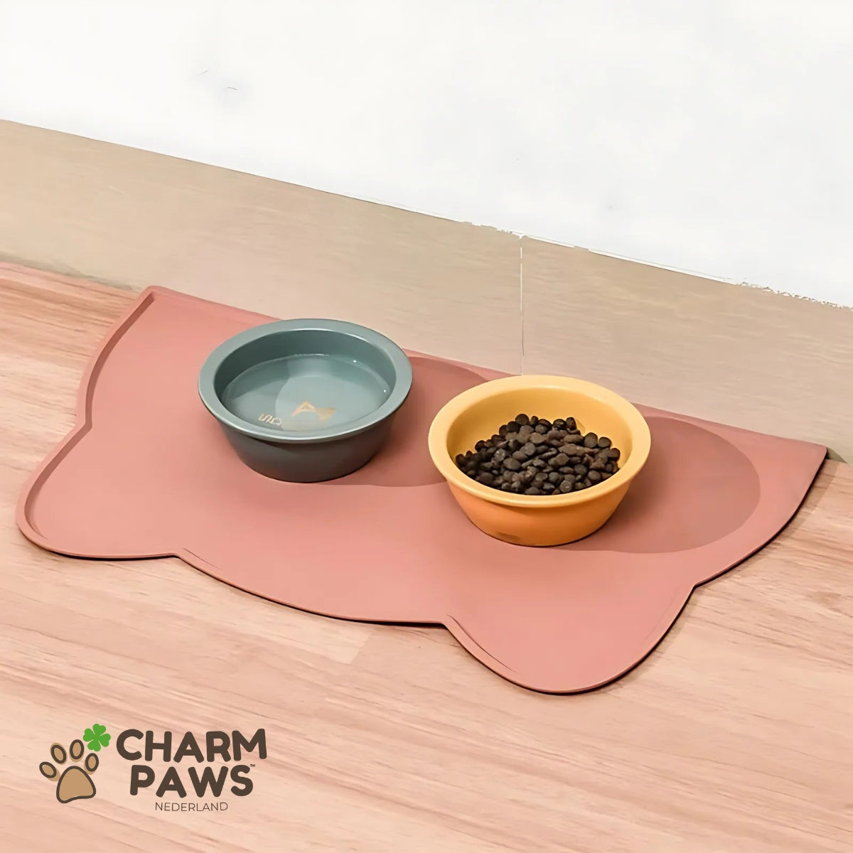 Katten Placemat - Anti-Slip & Waterafstotend voor Voer- en Drinkbak