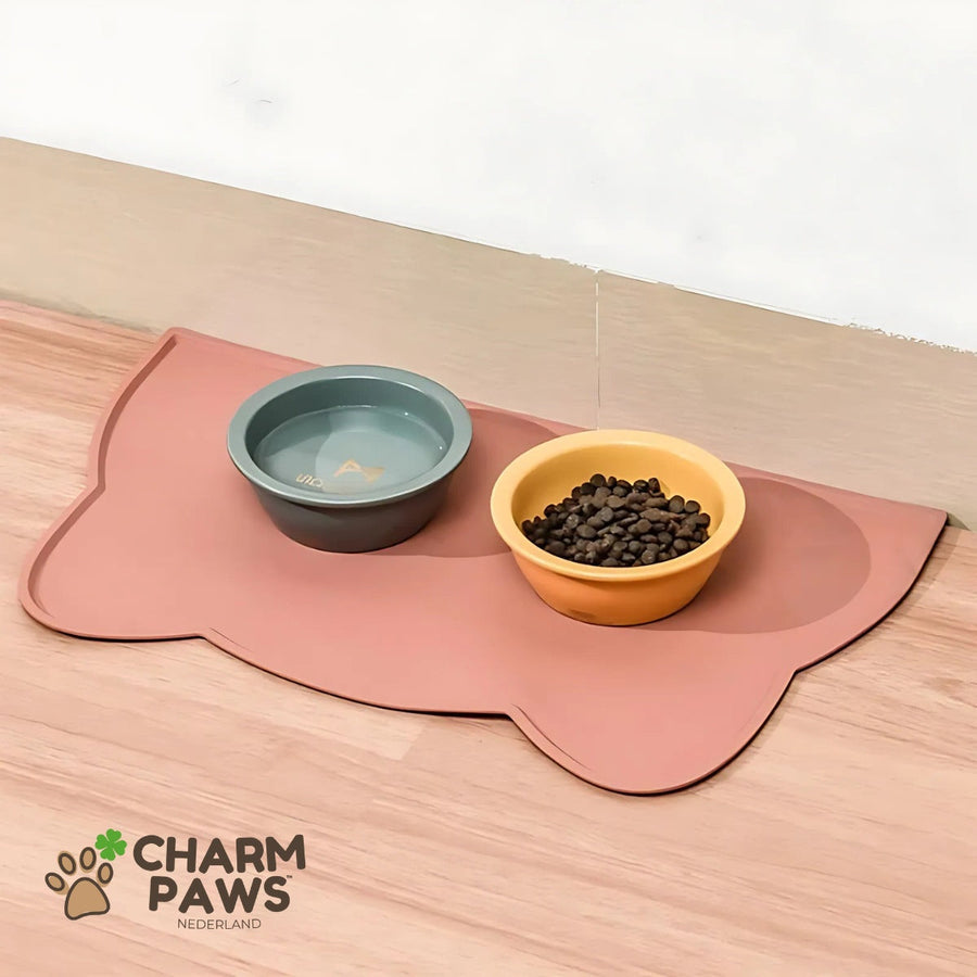 Katten Placemat - Anti-Slip & Waterafstotend voor Voer- en Drinkbak