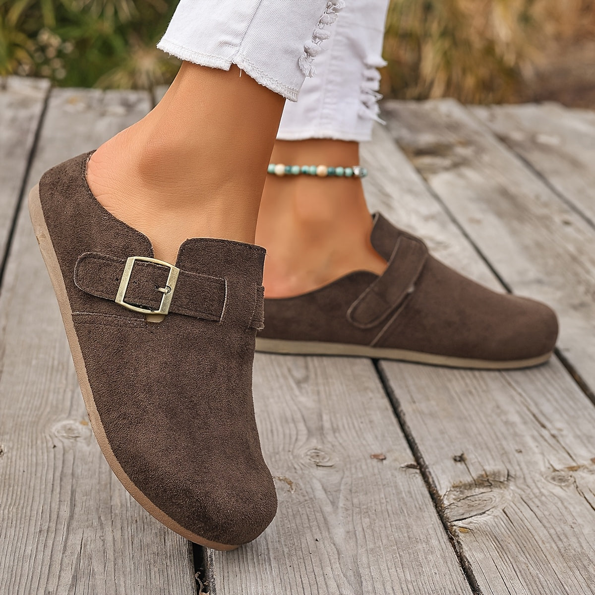 Buckle Clogs