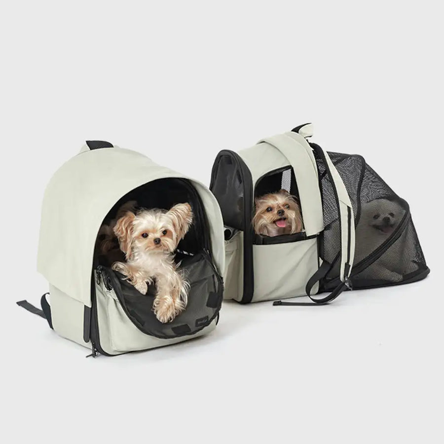 Uitbreidbare Kattenrugzak met Zonnescherm