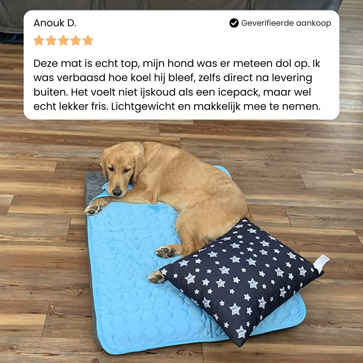 IcyNap - Zelfkoelende Ligmat voor Huisdieren