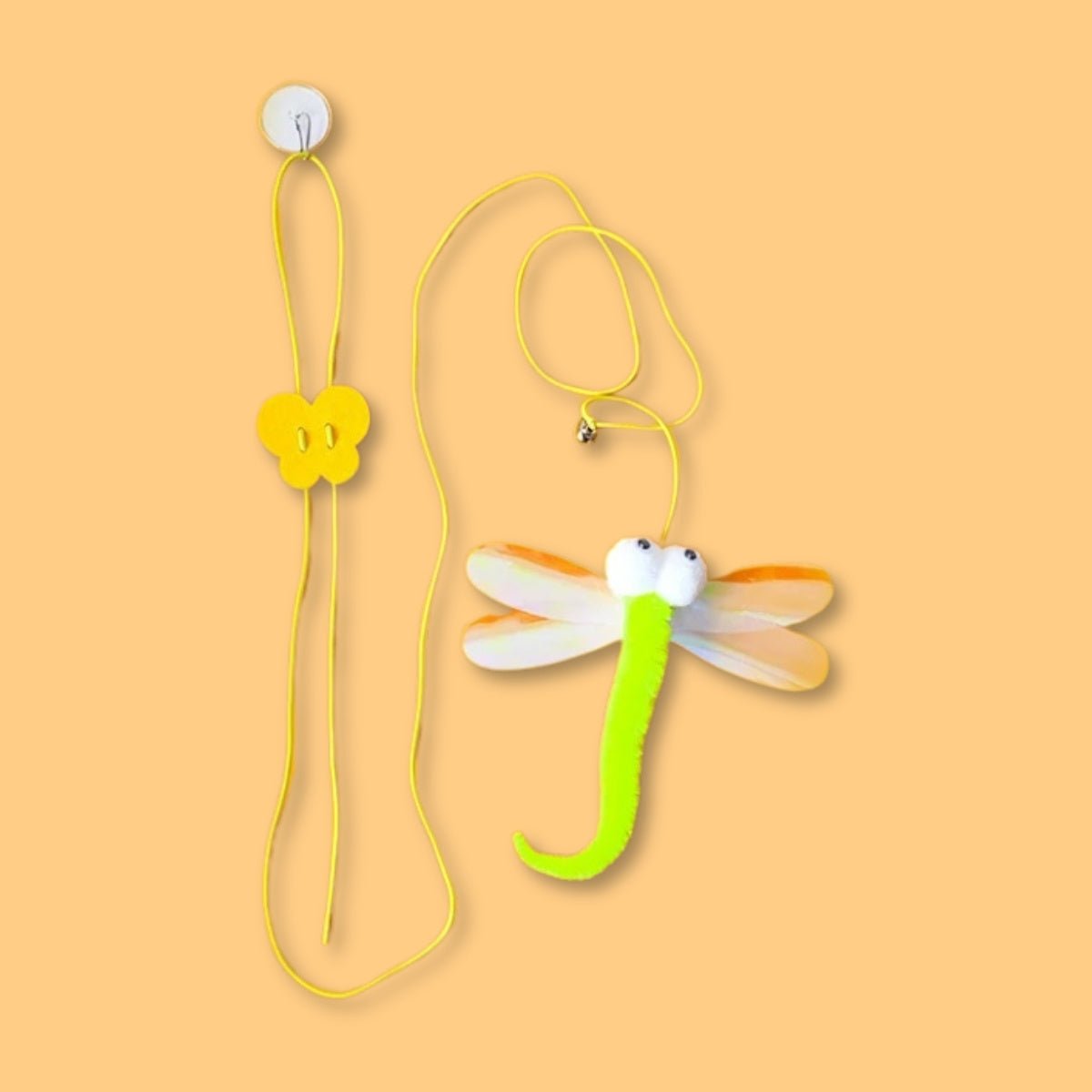 Elastisch Hangend Kattenspeeltje - Voor op Deuren of Ramen