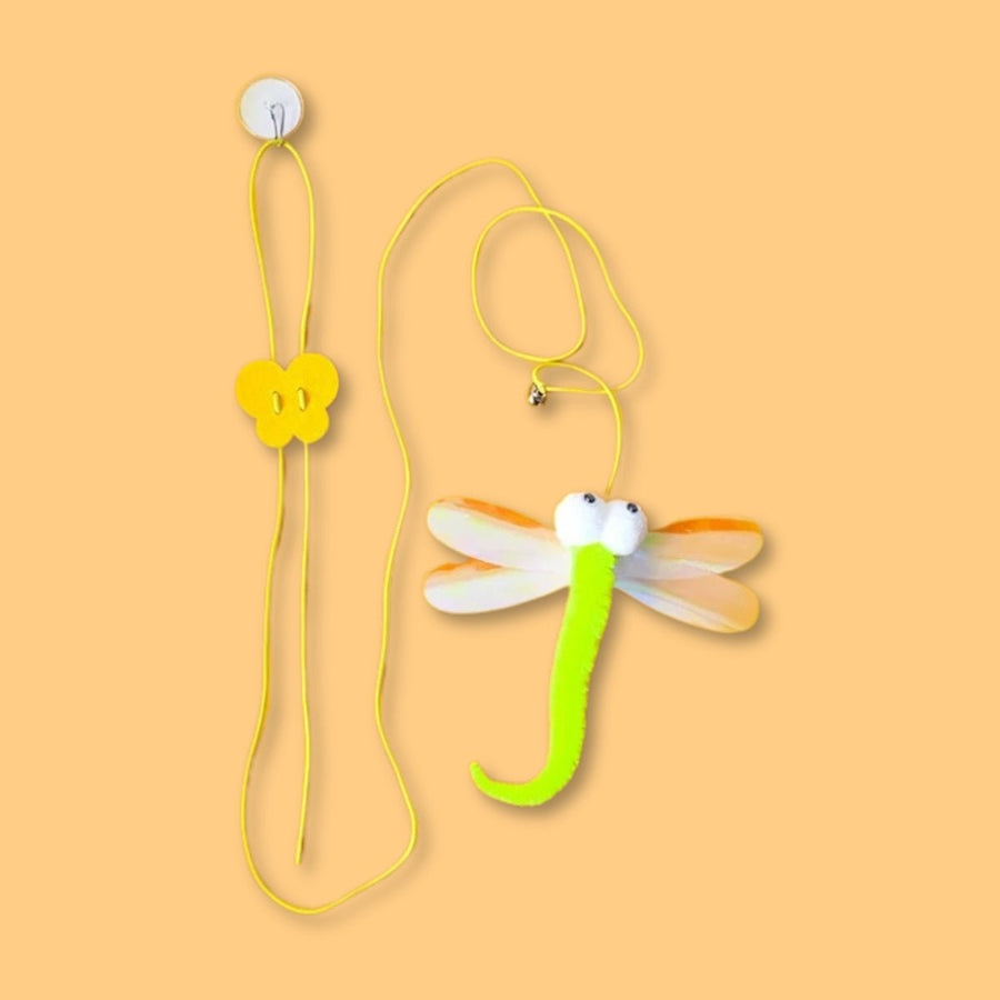 Elastisch Hangend Kattenspeeltje - Voor op Deuren of Ramen
