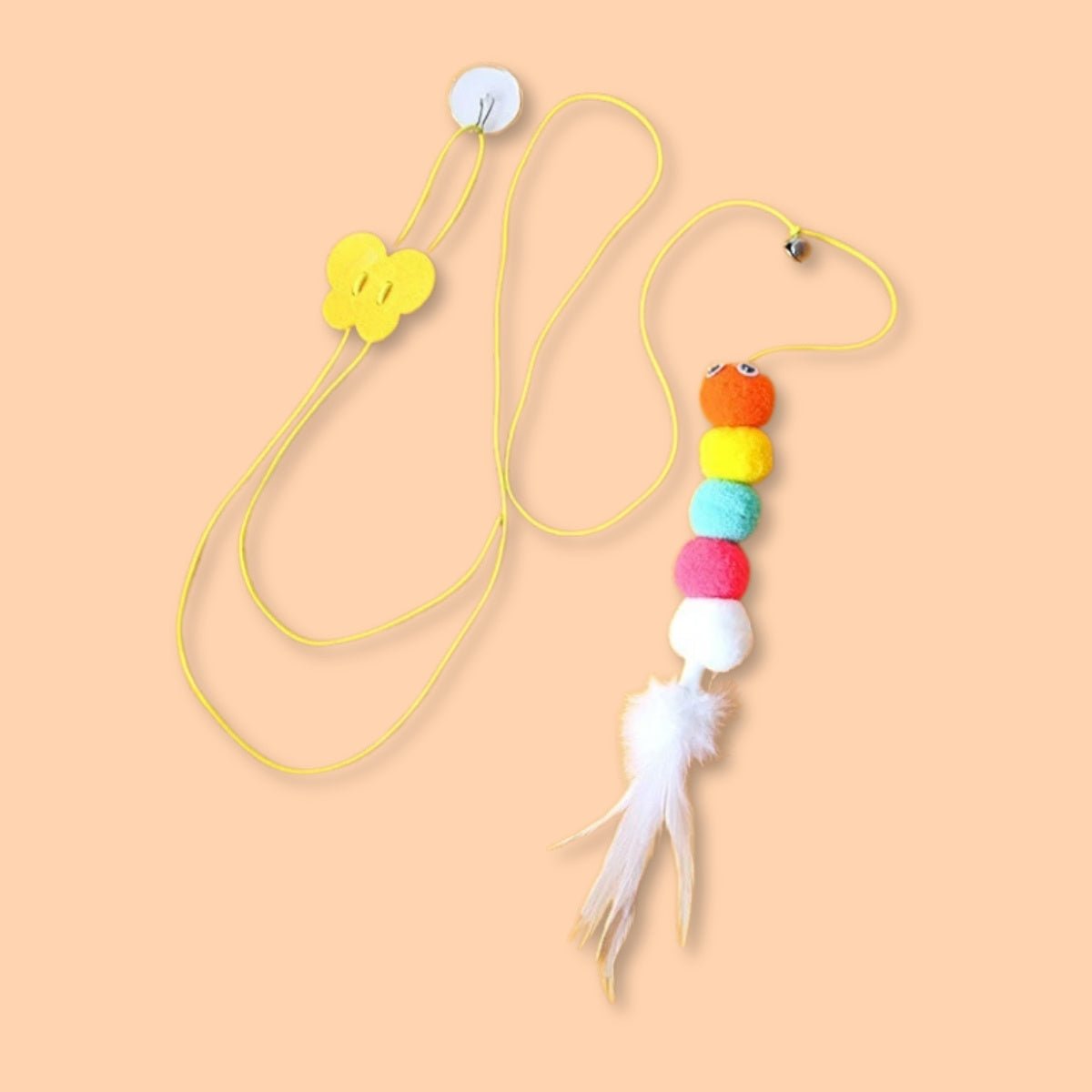 Elastisch Hangend Kattenspeeltje - Voor op Deuren of Ramen
