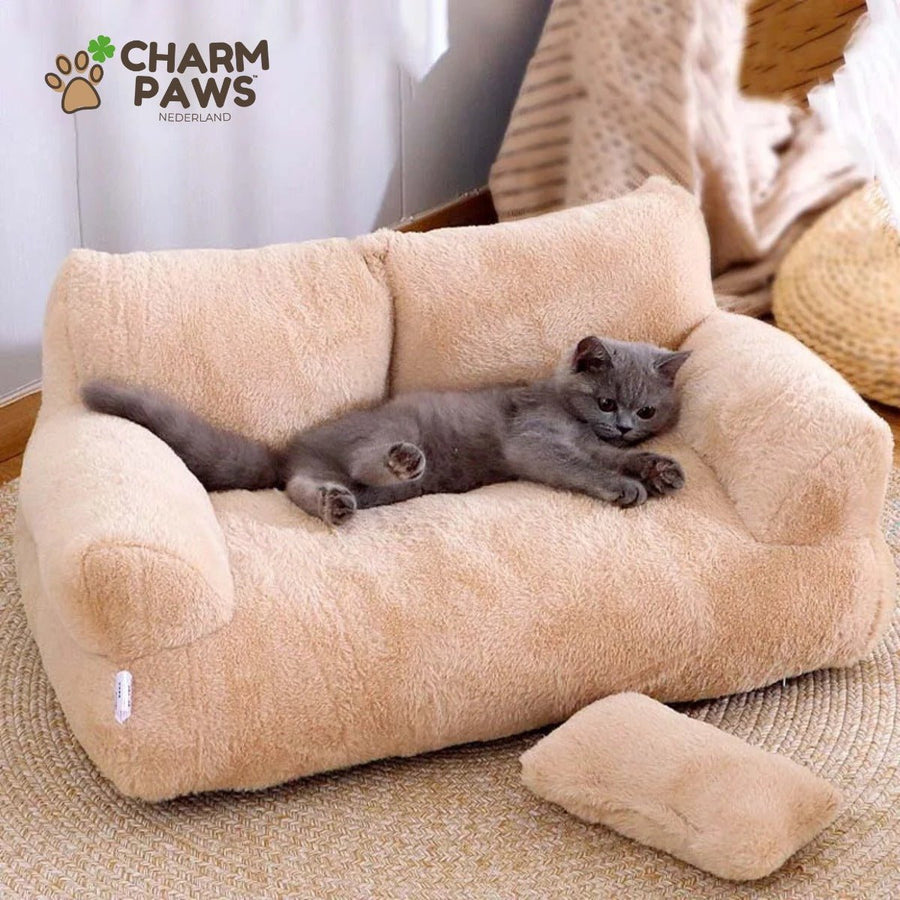 Luxe Kalmerende Sofa - Voor Katten & Kleine Honden