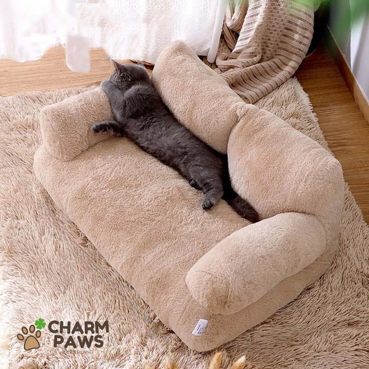 Luxe Kalmerende Sofa - Voor Katten & Kleine Honden