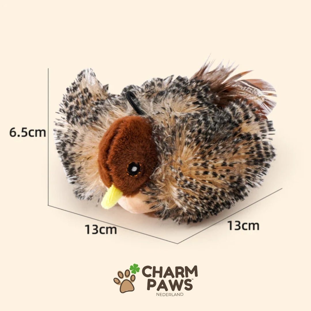 Realistische Simulatie Vogel voor Katten - Kleine Mus (Tjilpt)