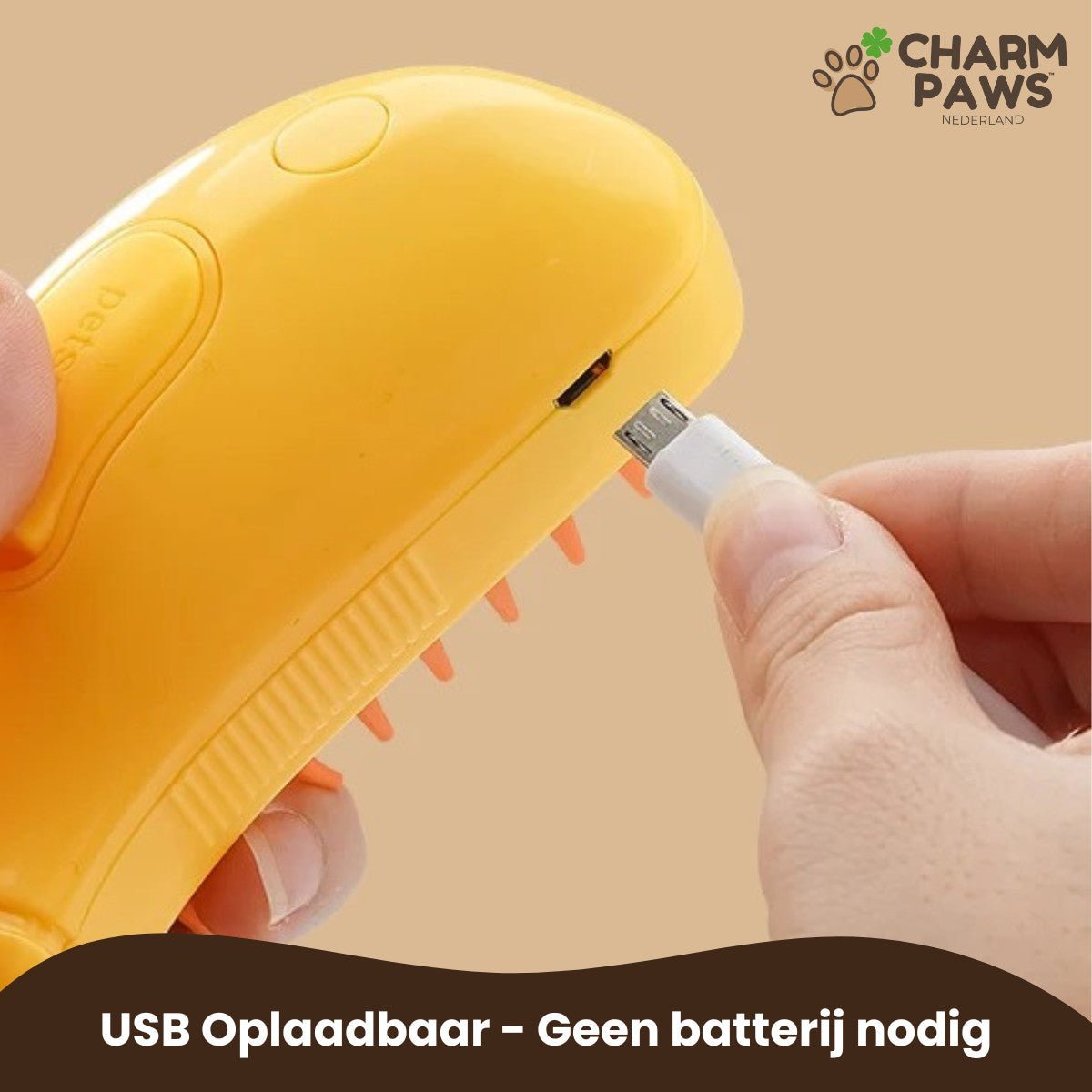 Steami Original - Vachtverzorgings Borstel voor Huisdieren