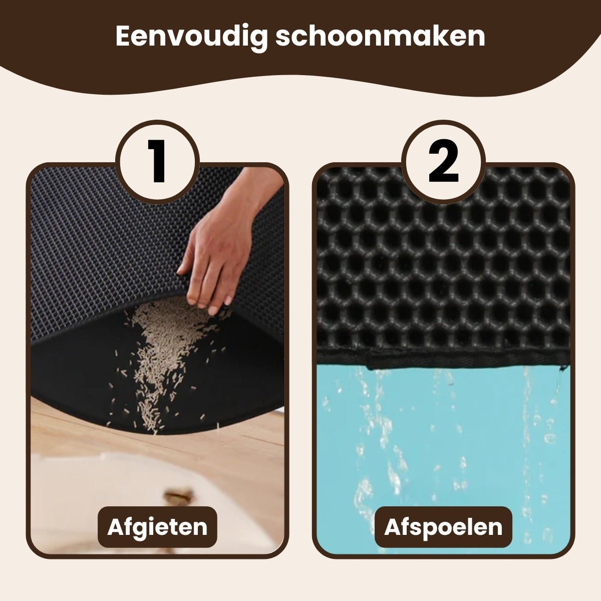 XL Kattenbak Mat