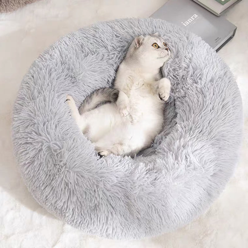 Pluche Donut Wolken Bed - Voor Katten & Kleine Honden