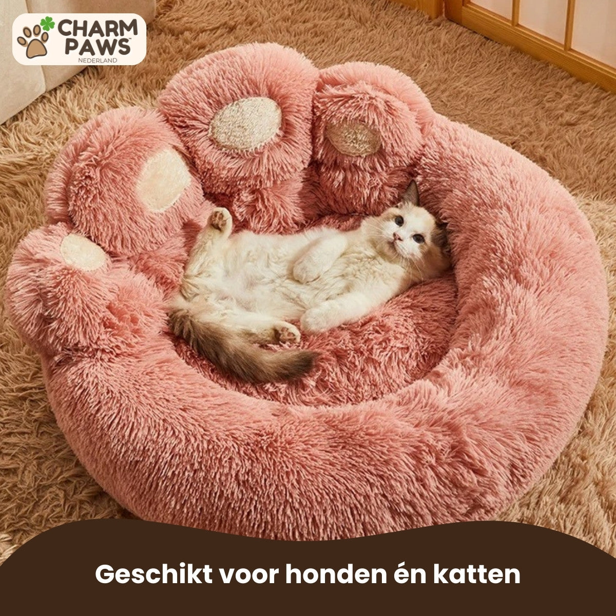 Luxe Pootvormige Slaapmand - Voor Honden & Katten