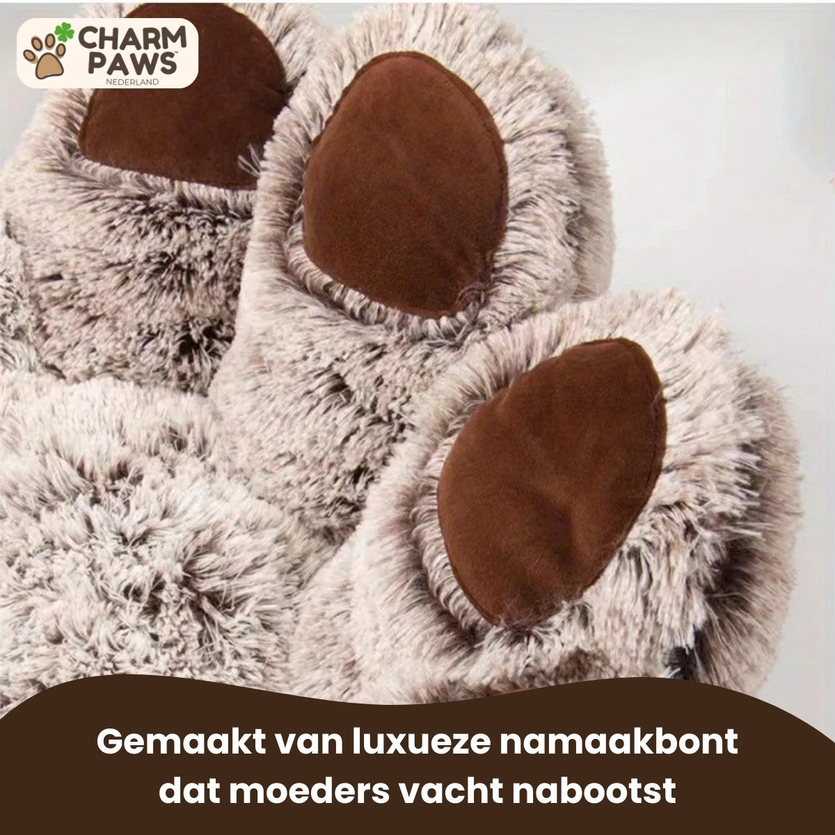 Luxe Pootvormige Slaapmand - Voor Honden & Katten