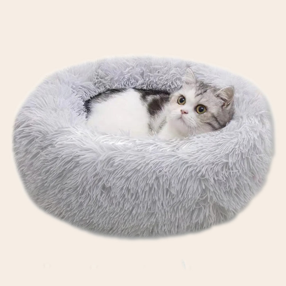 Pluche Donut Wolken Bed - Voor Katten & Kleine Honden