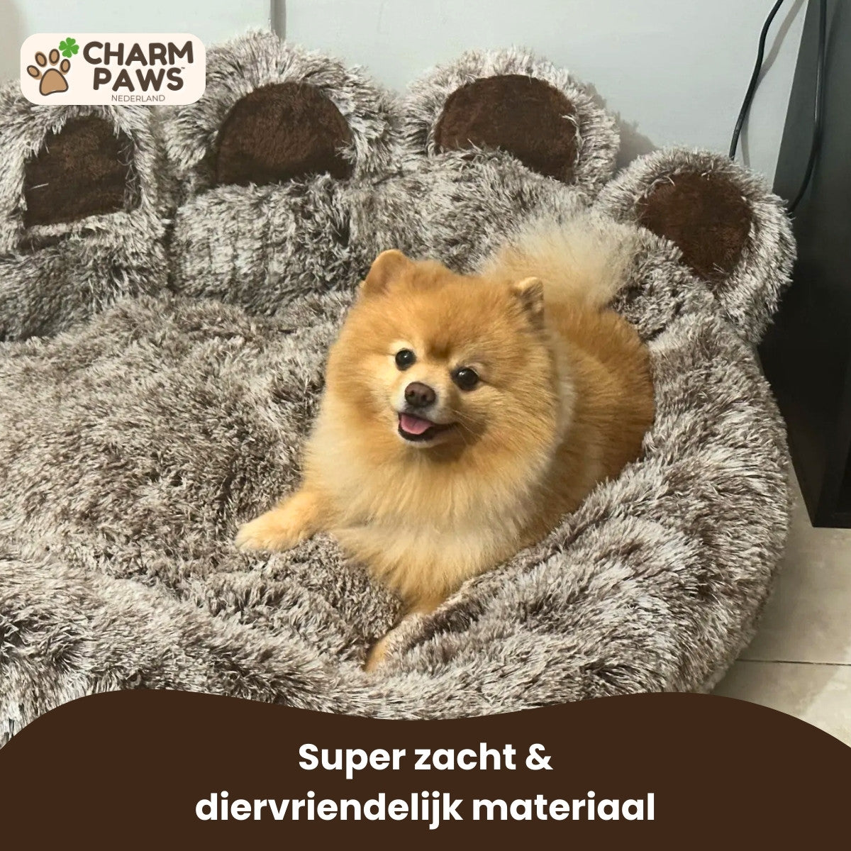 Luxe Pootvormige Slaapmand - Voor Honden & Katten